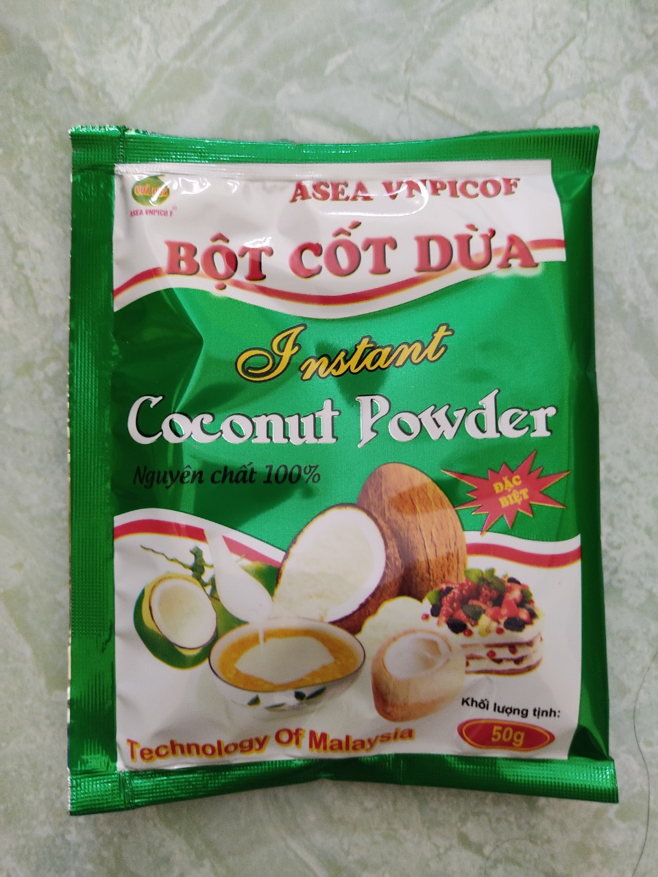 Bột cốt dừa nguyên chất 50g