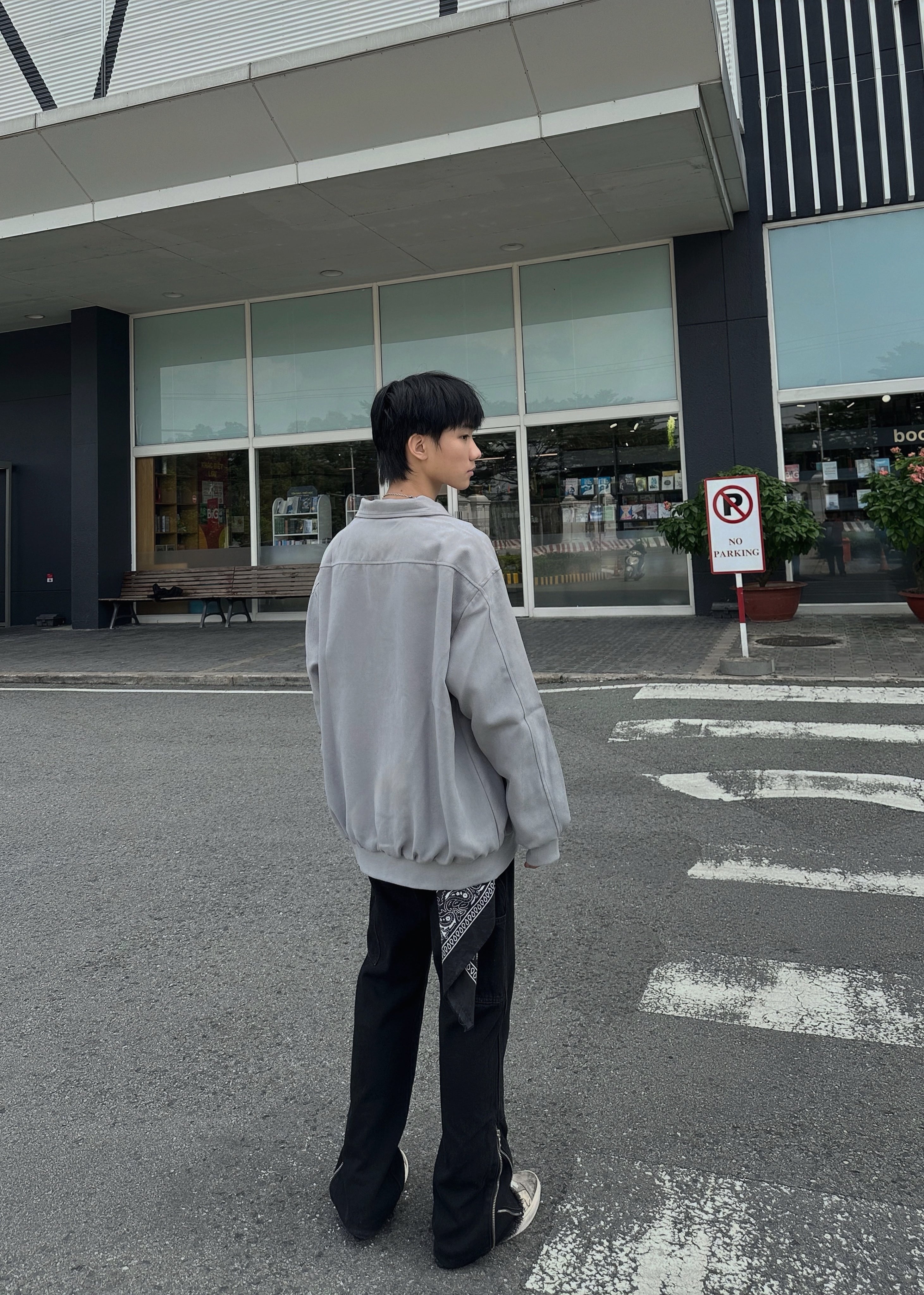 Áo Khoác Varsity Bomber Gooan Basic Form Rộng