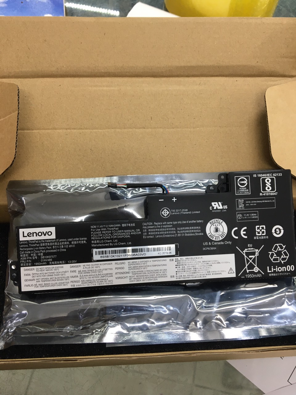 Pin(battery)Original Lenovo ThinkPad T470 A475 1950mAh 01AV489