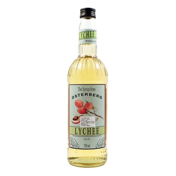 Syrup Osterberg Lychee (Vải) 750ml - nguyên liệu pha chế CloudMart