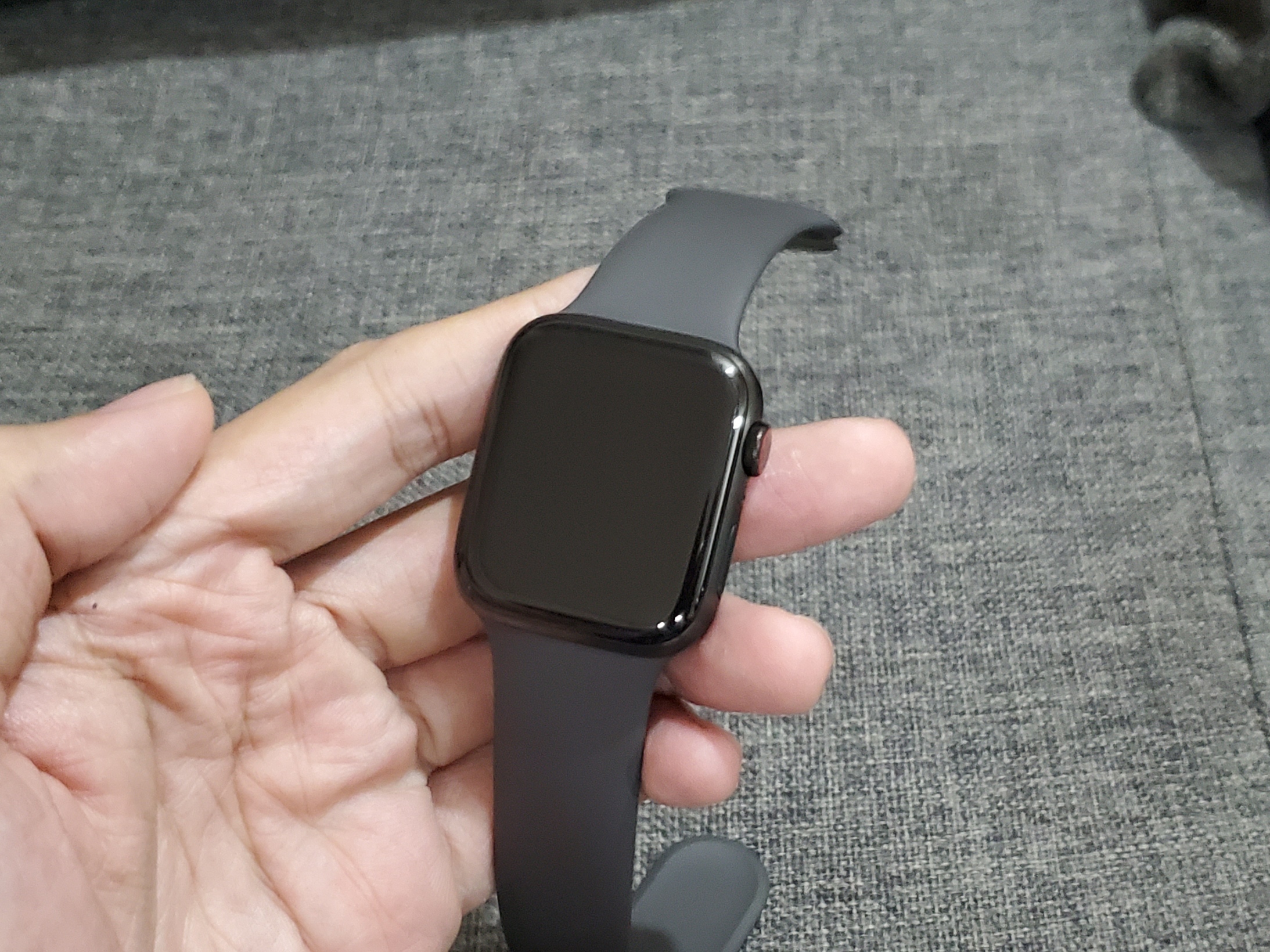 apple watch titanium case