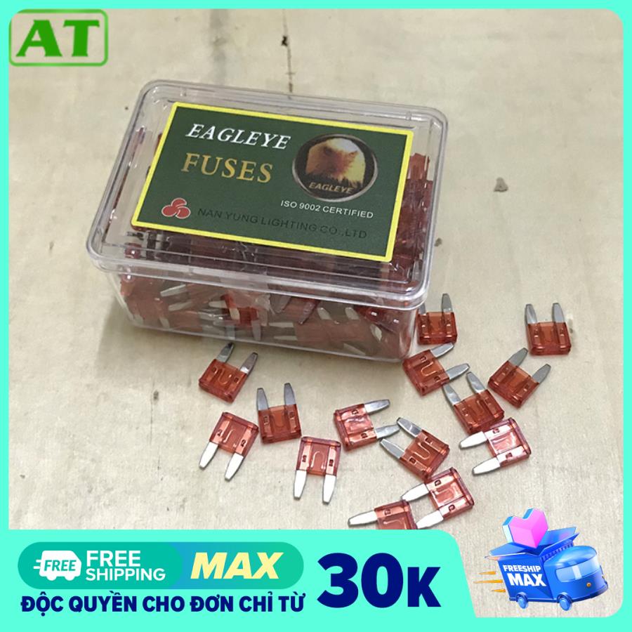 Hộp 200 Cầu Chì Ô Tô Xe Hơi 10A Chân Nhỏ