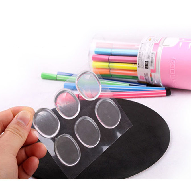 Bộ 6 Miếng Dán Tròn Silicon Dán Trong Giày Và Mũi Giày