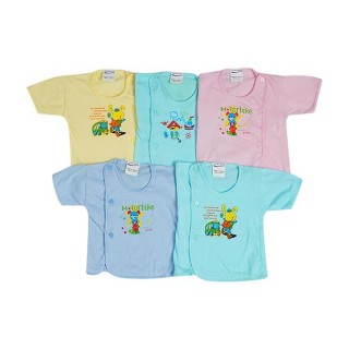 HCMCombo 10 áo màu tay ngắn bé trai- bé gái sơ sinh đến 14 ký thumbnail