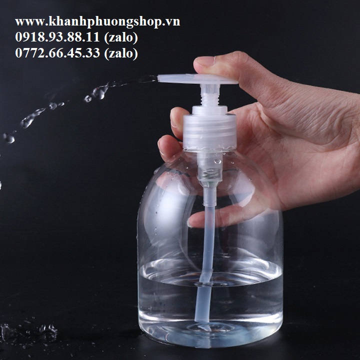 chai nhựa đựng cồn sát khuẩn - chai đựng cồn sát khuẩn