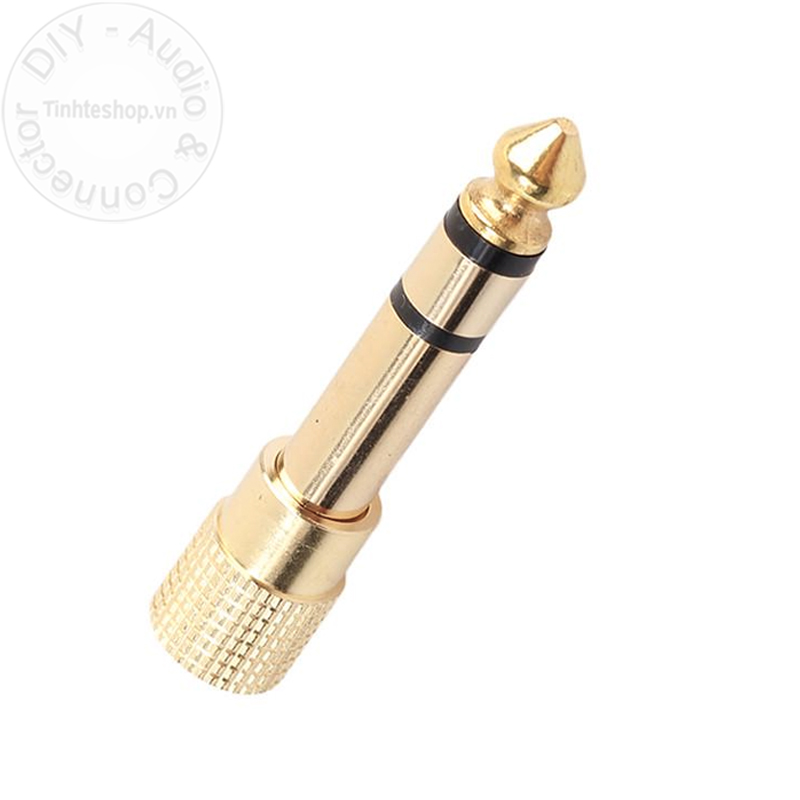 Jack 6.5 ra 3.5mm stereo 1 chiếc - Đầu đổi 3.5 sang 6.5