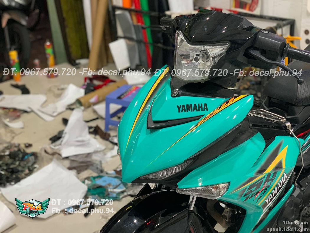 Tem rời Exciter 150 Xanh ngọc