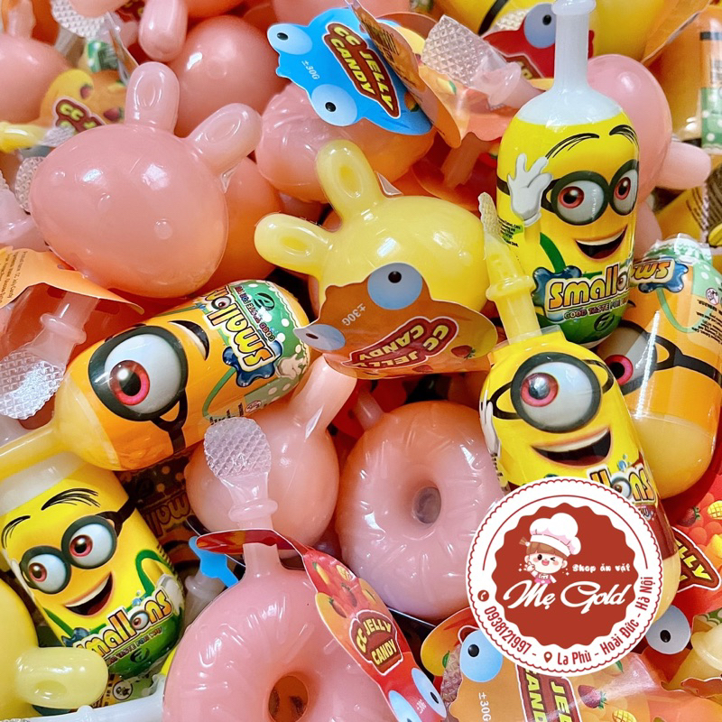 Thạch bóp cute Pudding Jelly vị trái cây (30~35g)