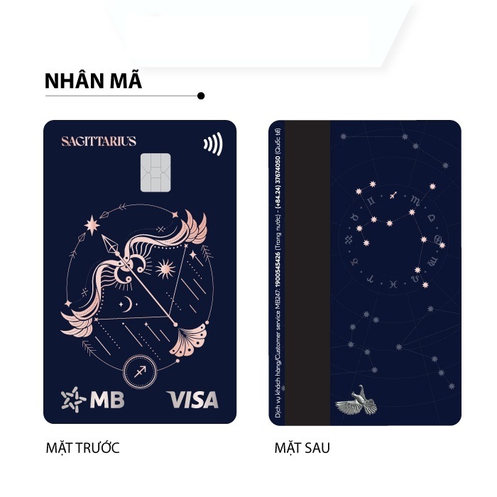 Bộ sưu tập thẻ MB hi collection phiên bản 12 cung hoàng đạo-