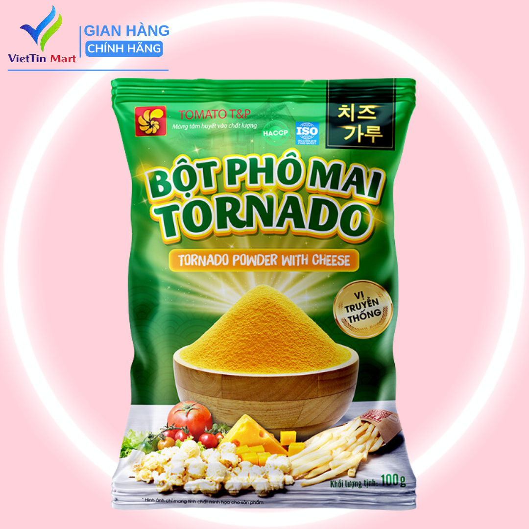 Gói 100g Bột Phô Mai Tornado