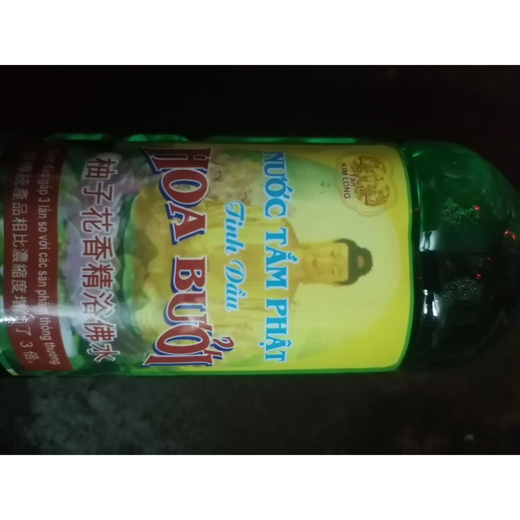 Nước tắm phật lau bàn thờ tinh dầu hoa bưởi 500ml