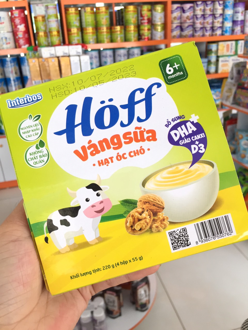 VÁNG SỮA HOFF VANI - SỮA NON - ÓC CHÓ