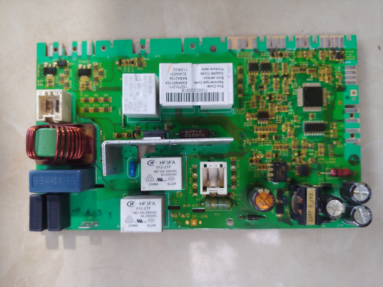 Bo nguồn máy giặt Electrolux lồng ngang 10751 (DÙNG CHUNG NHỀU MODEL )
