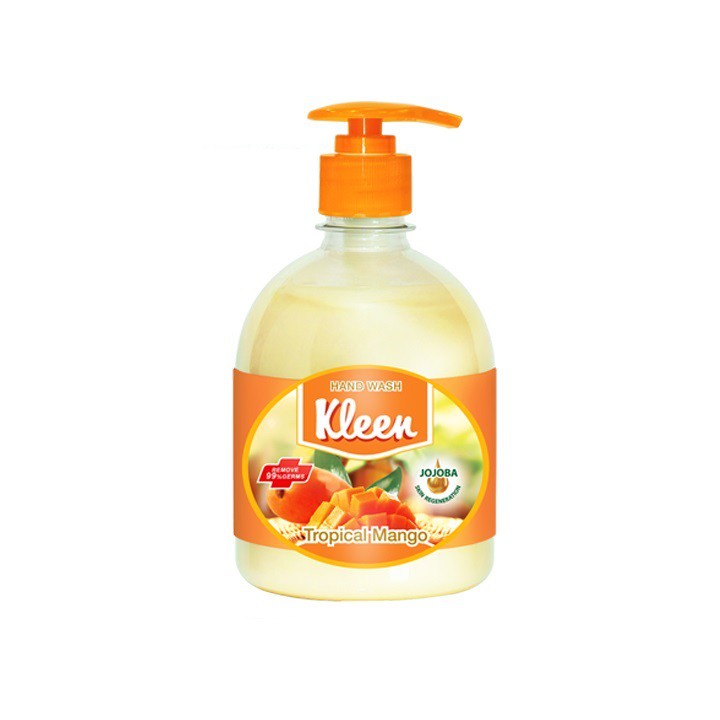 Nước Rửa Tay Kleen 500Ml Hương Xoài