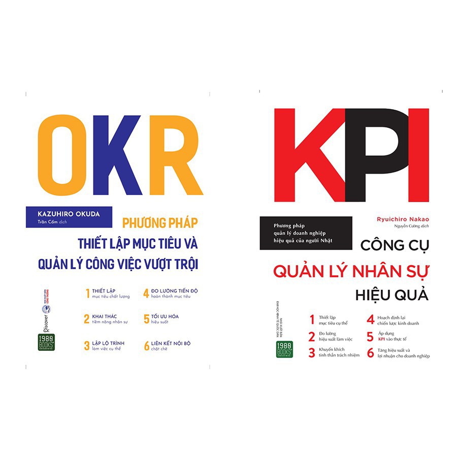 Sách - combo kpi công cụ quản lý nhân sự hiệu quả + okr phương pháp thiết lập mục tiêu và quản lý công việc