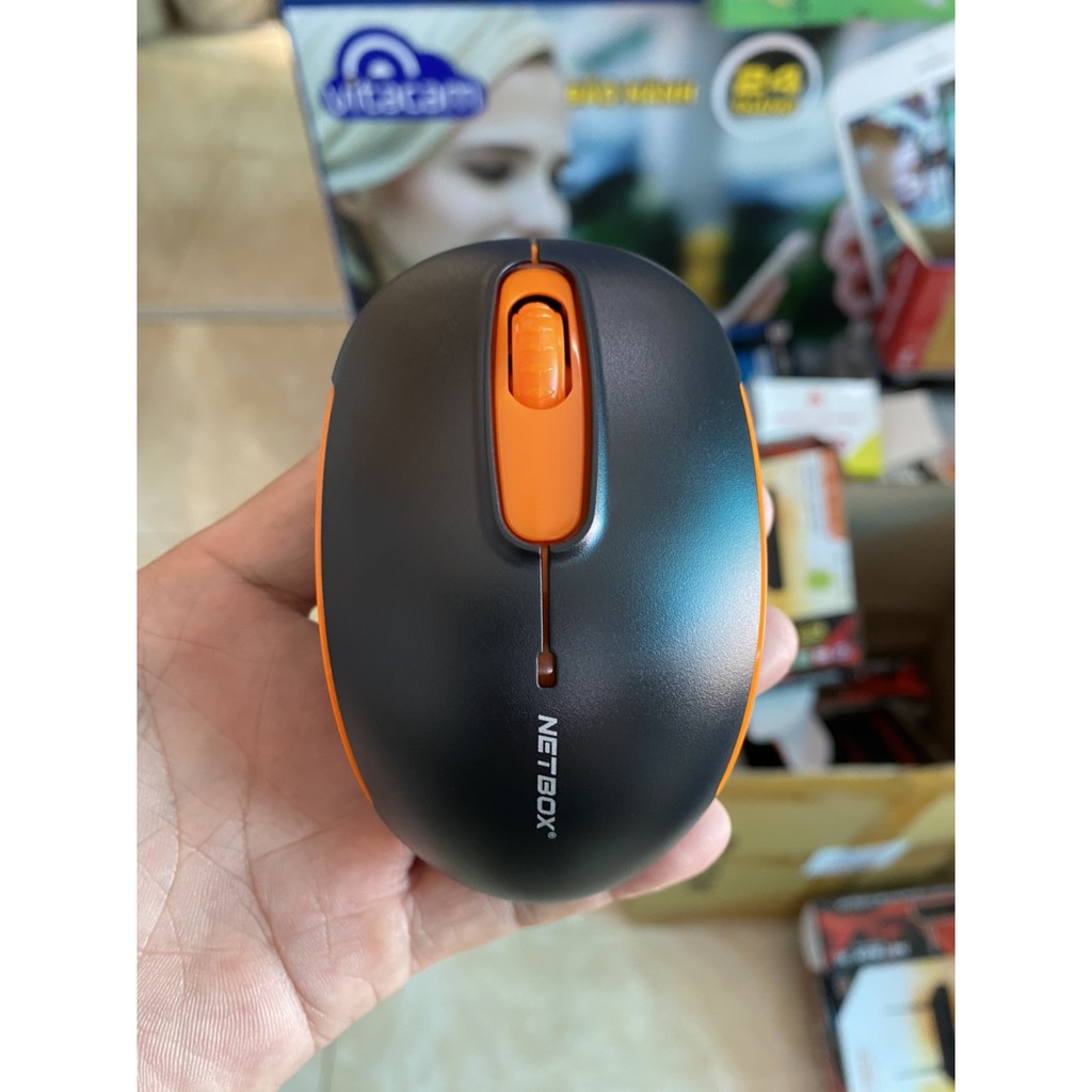 [HCM]Chuột quang Không dây Netbox HT68 Chính Hãng