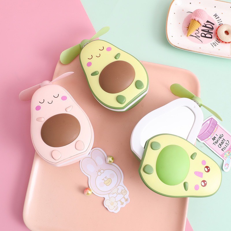 QUẠT MINI CẦM TAY,ĐỂ BÀN CÓ GƯƠNG