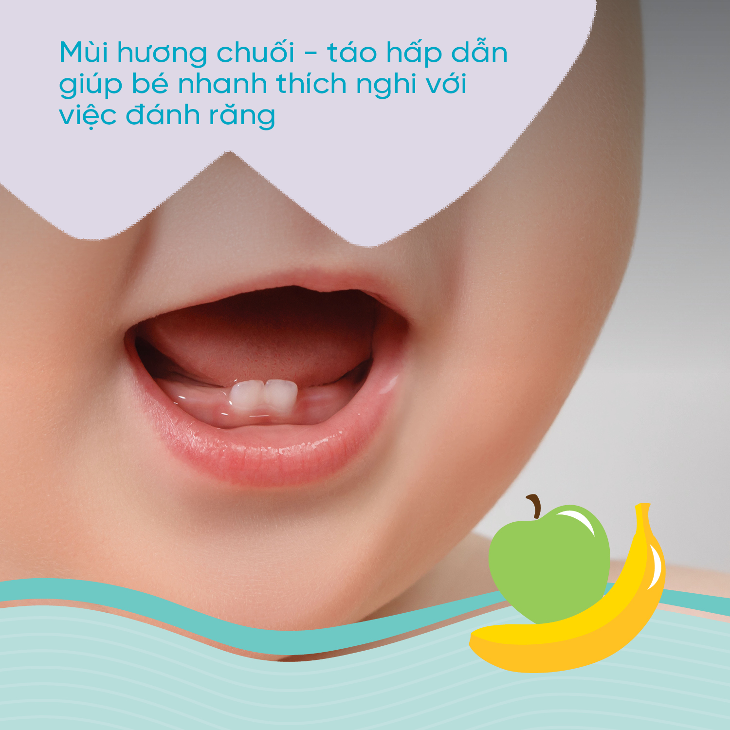 Kem đánh răng hương Chuối - Táo Chicco 6M+