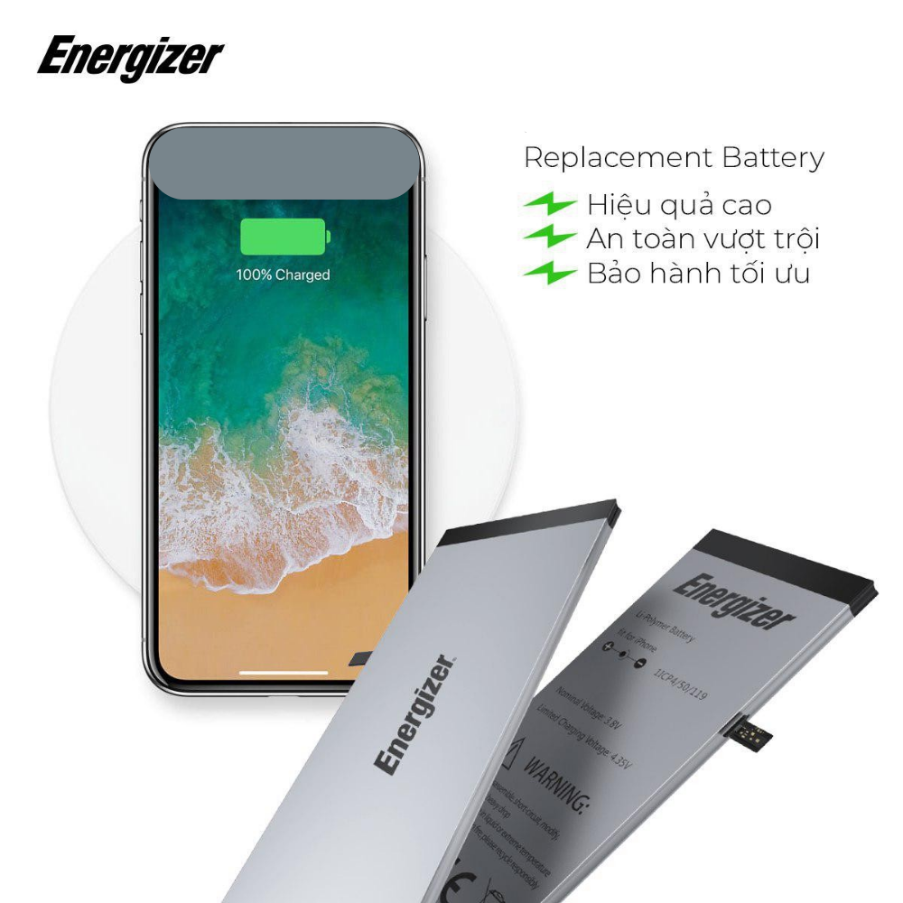 Pin Energizer (Pin Thay Thế Cho Điện Thoại) Chính Hãng - Bảo Hành 12 Tháng