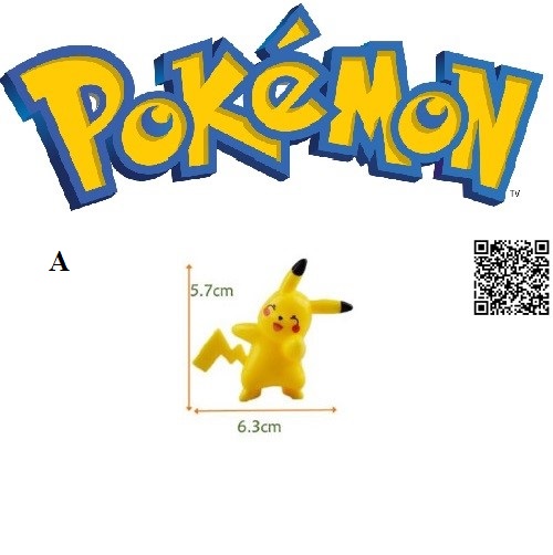 [HCM]1017 Mô hình pokemon nhân vật Pikachu A