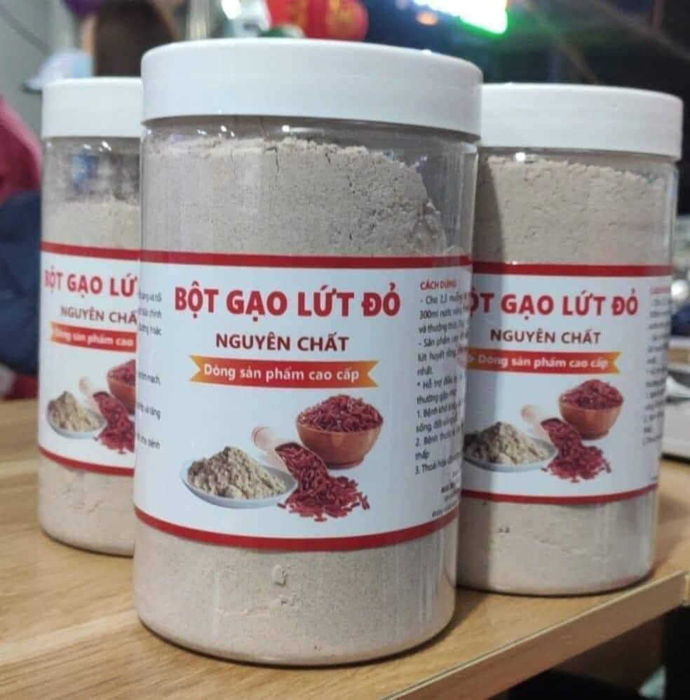 Bột gạo lức đỏ nguyên chất