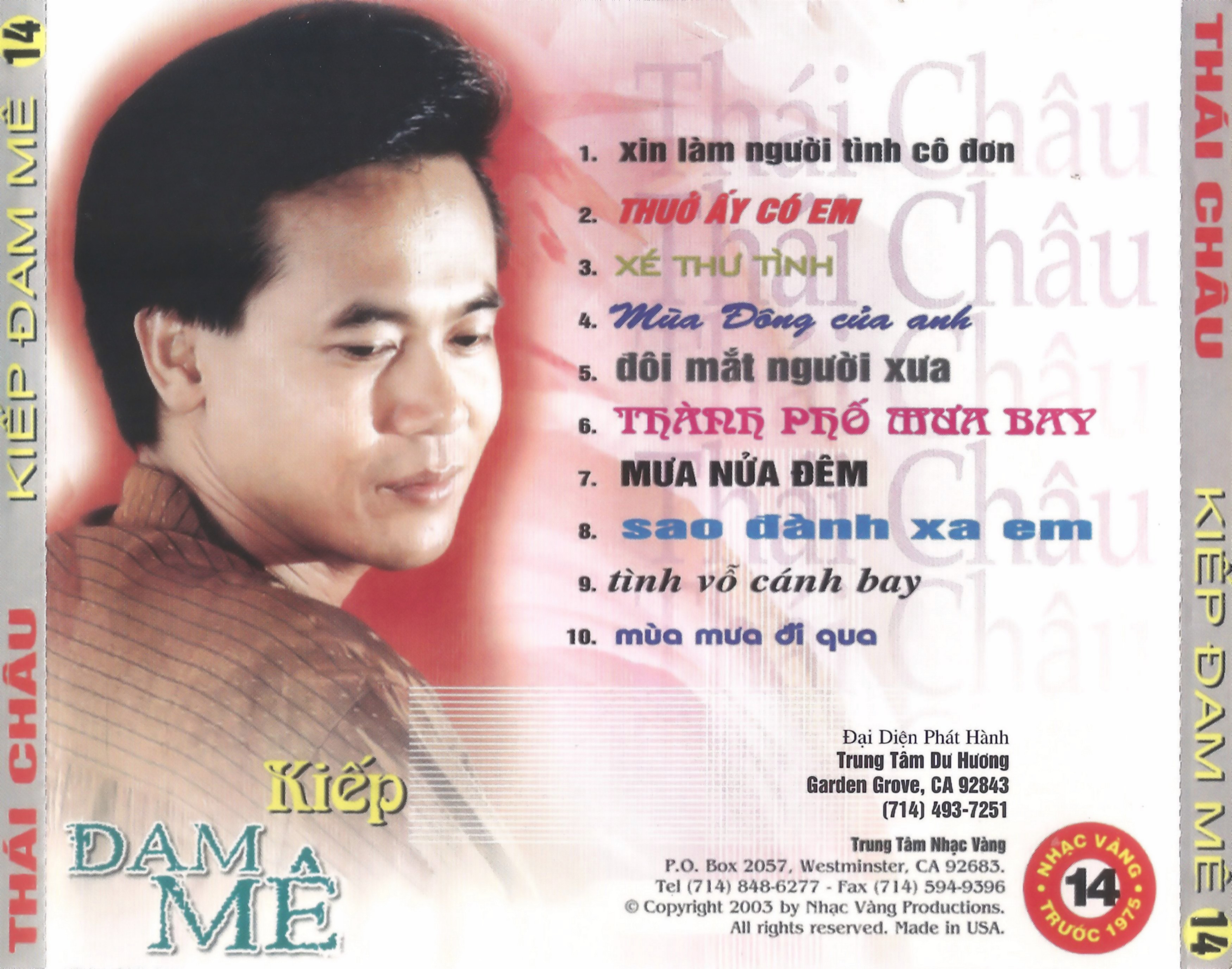 Bộ 6 đĩa CD tiếng Hát Thái châu 3