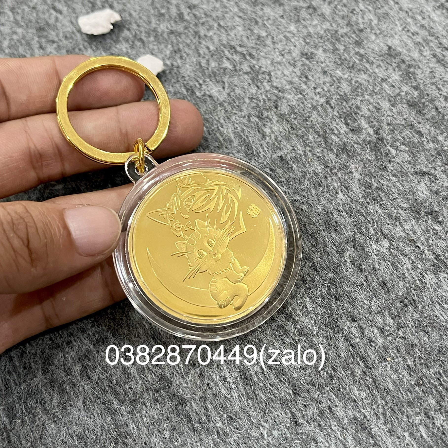 Móc Khóa Đồng Xu 12 Con Giáp Phong Thủy