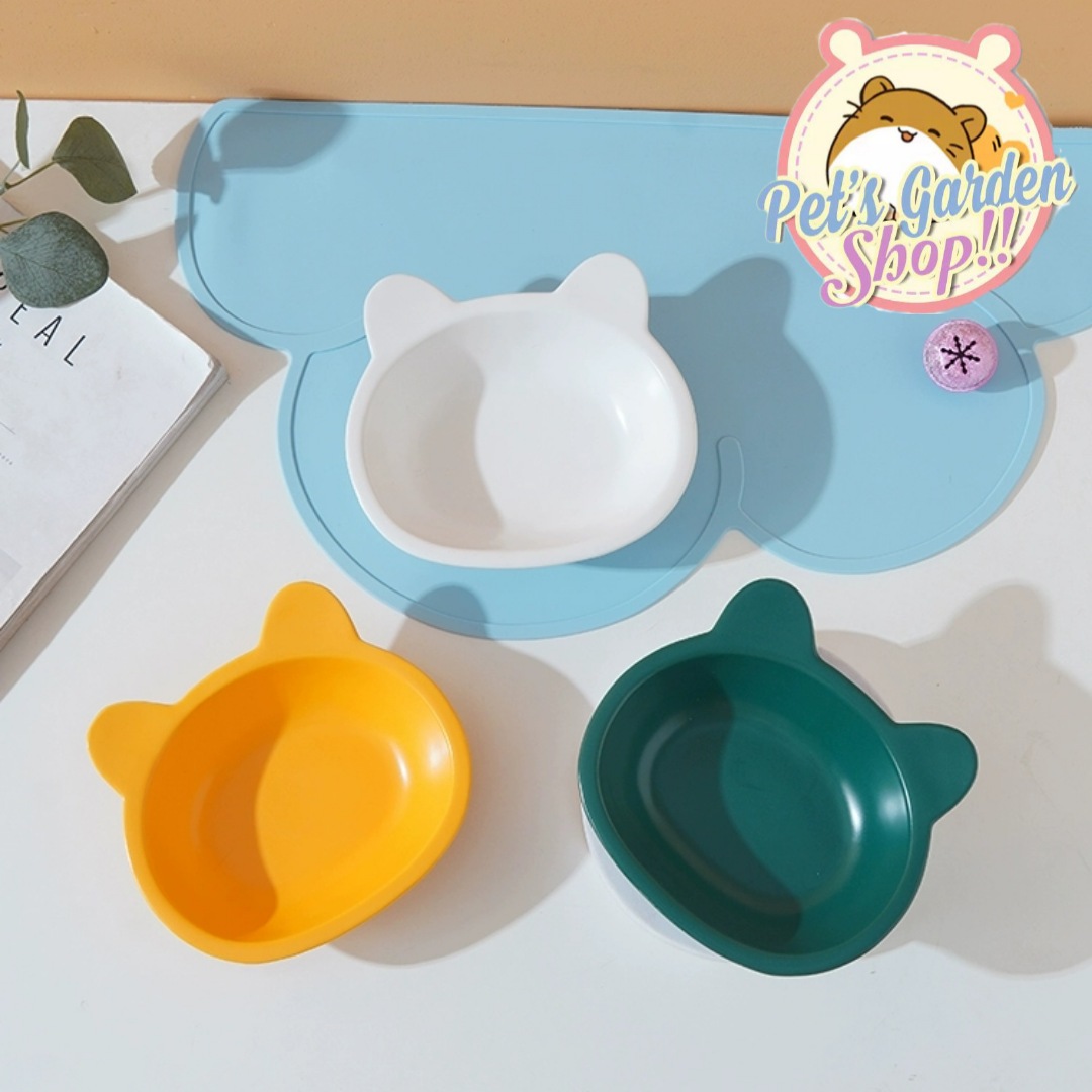 Chén sứ gấu lớn cho hamster, mèo, nhím, thỏ, bọ ú....