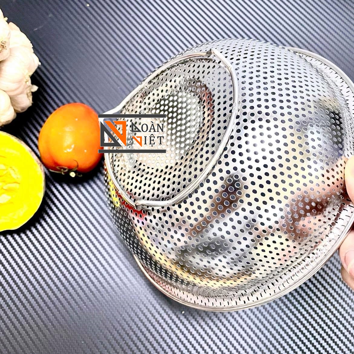 RỔ INOX (RÁ INOX) cao cấp dùng trưng hoa quả, rửa rau củ quả - NHIỀU SIZE GIÁ TỐT- DỤNG CỤ NHÀ BẾP TIỆN ÍCH