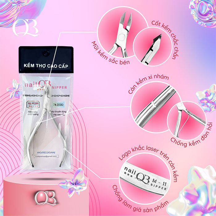 Kềm cắt móng tay chân dụng cụ cắt móng thật