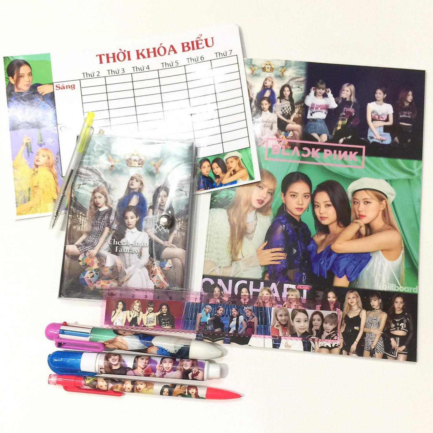 BLACKPINK ĐỒ DÙNG HỌC TẬP 7 MÓN ĐỒ