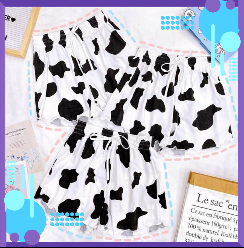 Quần đùi bò sữa[HOT TREND]chất thun coton mềm mịn mát(ảnh thật)