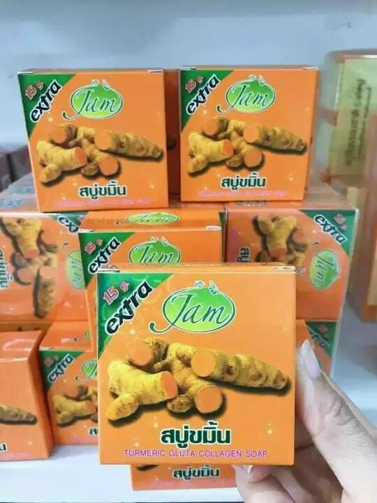 [HCM][ 1 Lốc 12 cục] (Hàng Chính hãng) Xà bông nghệ giảm mụn trắng da (( JAM)) Thái LAn