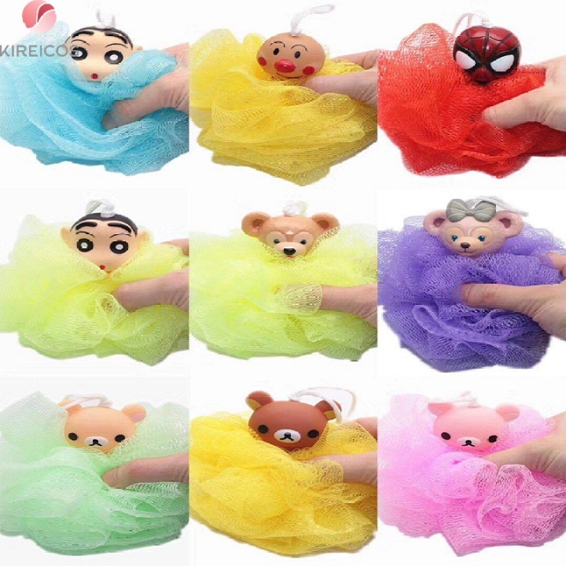 Bông Tắm Tròn Hình Thú Cưng Dễ Thương - Màu Và Hoa Văn Ngẫu Nhiên giá rẻ