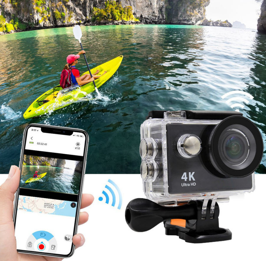 [ TẶNG VOUCHER 20K ]Camera Hành Trình 4K, Camera Hành Trình Chống Nước, Chống rung 4K 16M Kết Nối Wifi, Góc Quay Rộng 170 Độ. Mua Ngay BH 12 Tháng - Lỗi 1 ĐỔI 1 Trong 90 Ngày !