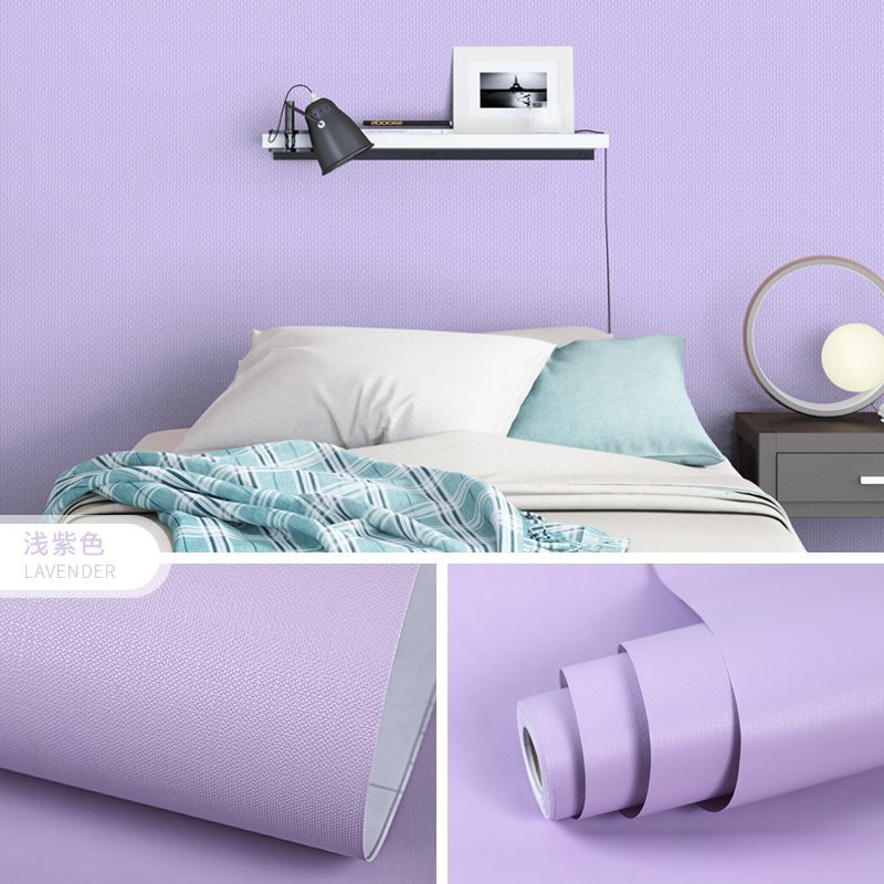 Cuộn 10m giấy dán tường Pastel vân nhám có keo sẵn.