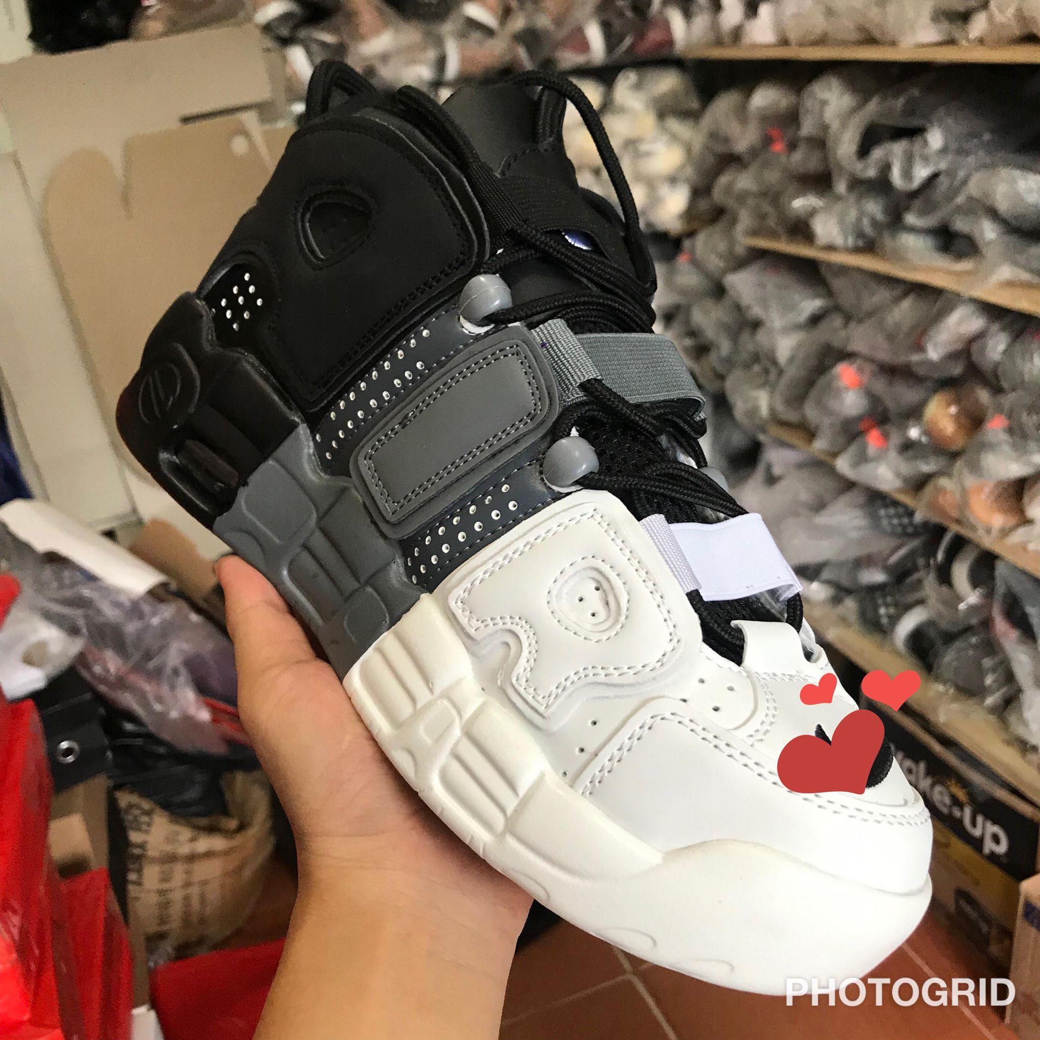 giầy thể thao sneaker uptempo 3 mầu nữ 2019