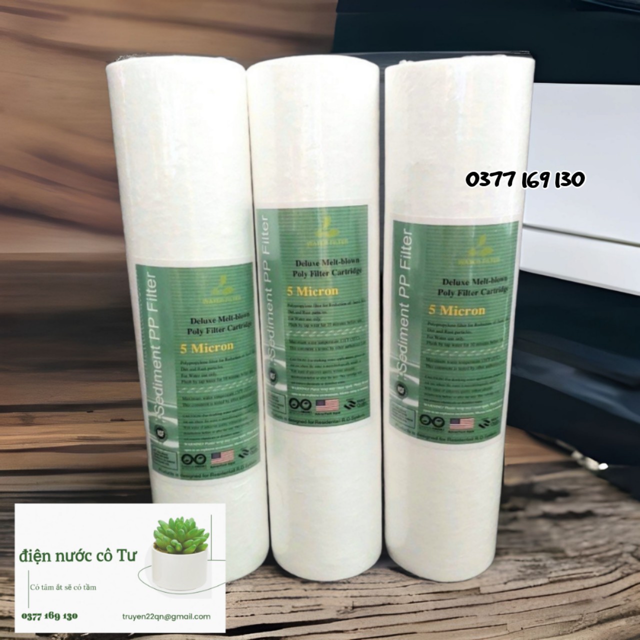Lõi lọc nước lõi lọc phun sương PP 5 micron