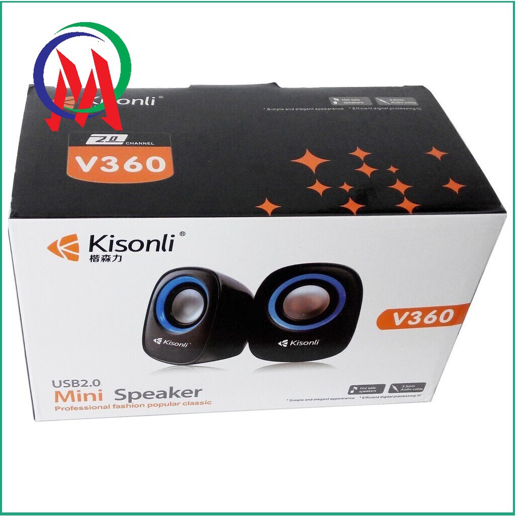 [HCM]Loa 2.0 Kisonli V360. Vi Tính Quốc Duy..