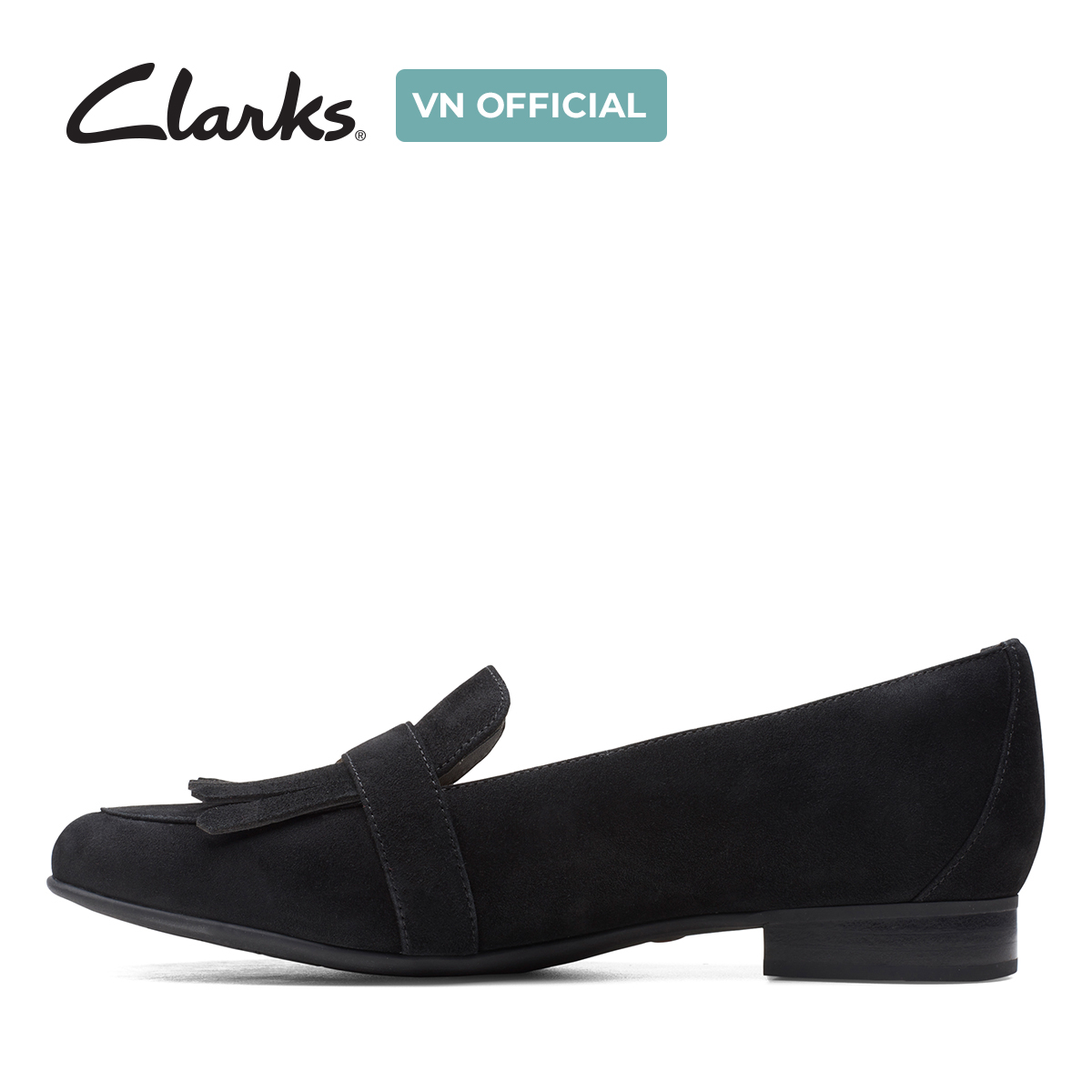 Giày Lười Da Lộn Nữ Clarks - Un Blush Fame