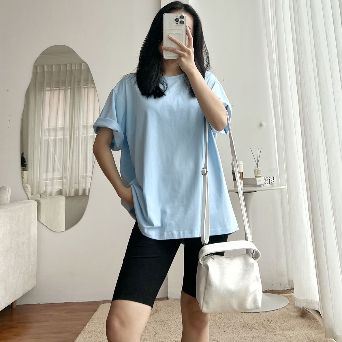 [Nhập LAZLOOK99 GIẢM 100K/500K] Quần legging lửng biker lưng thun - vải thun cao cấp - ufothebasic