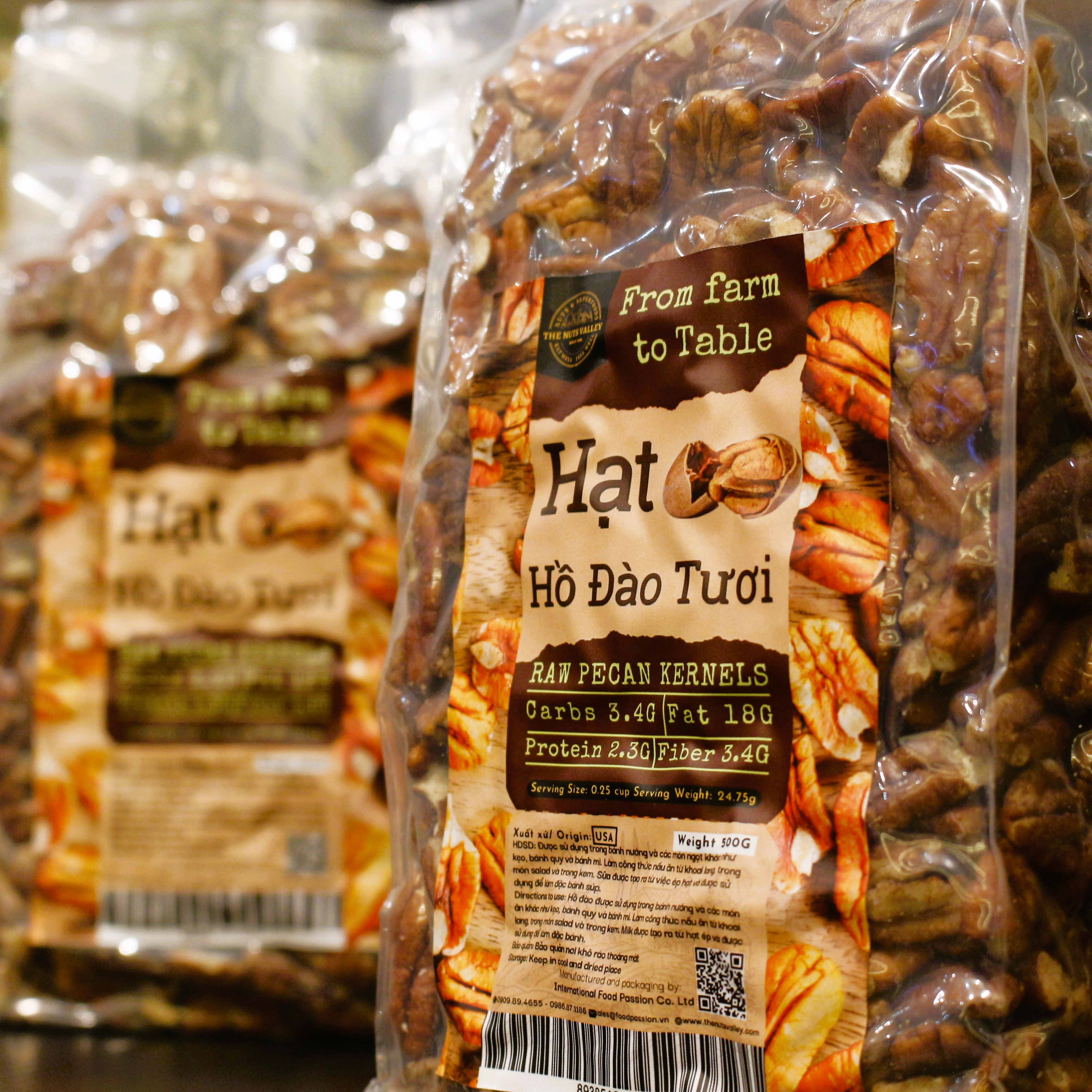 Hạt Hồ Đào Nhân - PECAN KERNEL The Nuts Valley
