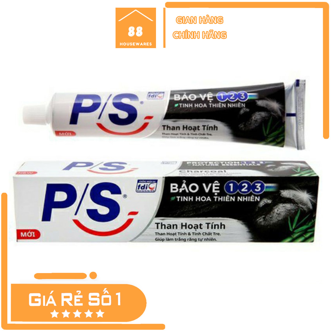 Kem đánh răng PS Than hoạt tính 30g