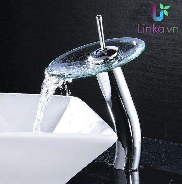 Vòi rửa lavabo nghệ thuật – Miệng vòi thủy tinh mới lạ