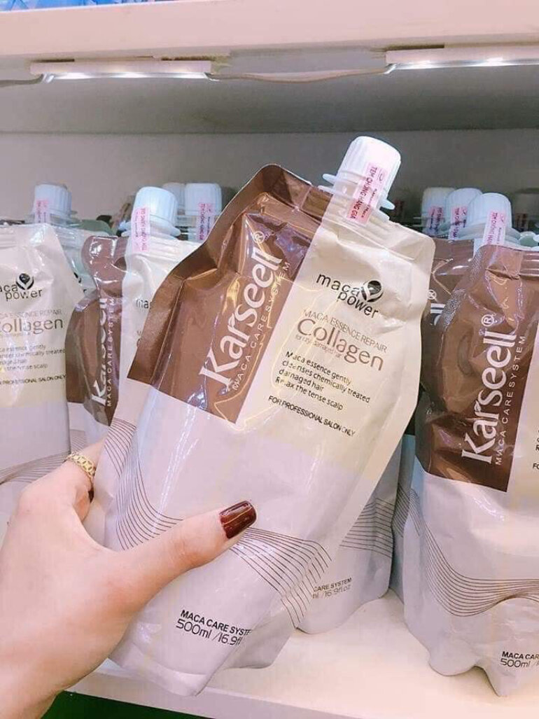 Hấp ủ tóc collagen karseell 500ml ( chuẩn, mùi thơm)