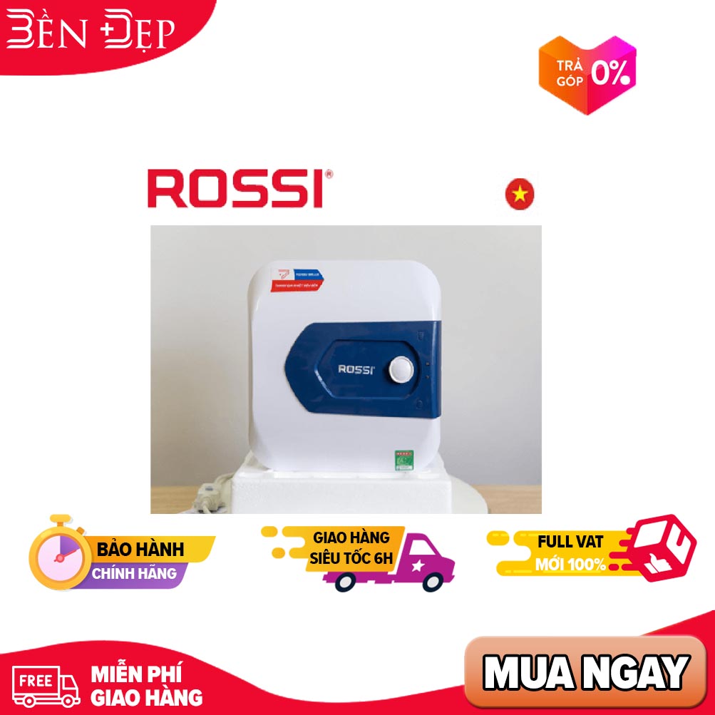 Bình nước nóng lạnh rossi dello 20 lít vuông rdo20sq