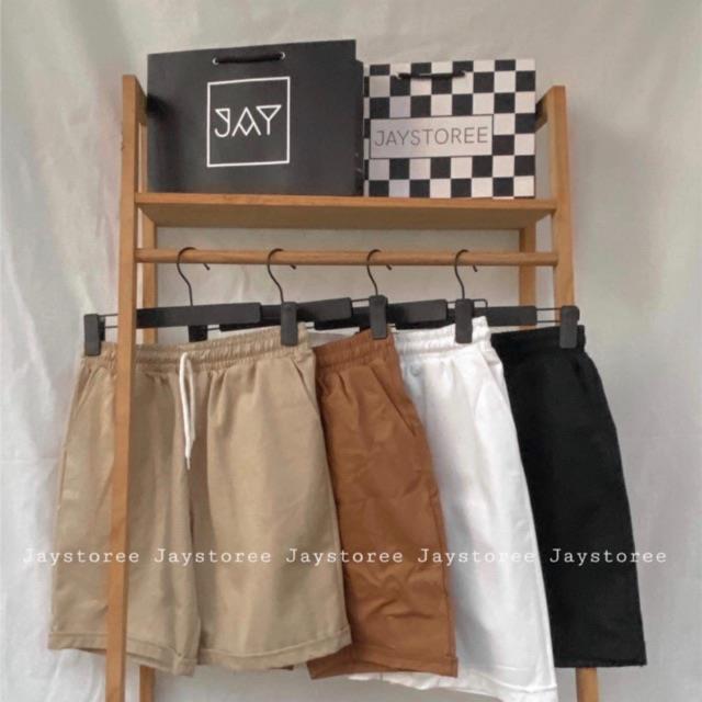 BÁO GIÁ QUẦN SHORT KAKI LƯNG THUN NỮ GIORNO MIMOSA MÀU NÂU C38 | Shopee Lazada Sendo Tiki mới nhất 8 Quần Short Kaki ĐEN/TRẮNG/BE ❤️FREESHIP❤️ Nam nữ unisex/ Short kaki lưng thun ❤️