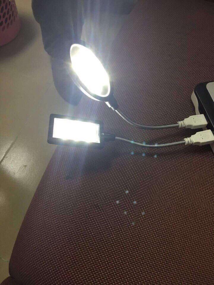 Đèn Led Cổng USB 8 Bóng Siêu Sáng - Màu Trắng