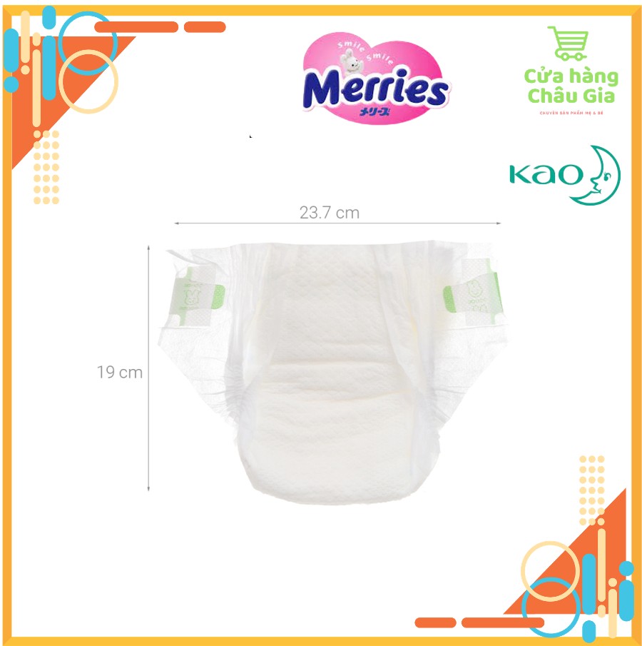 [FREESHIP 50K] [Nhập Khẩu Chính Hãng KAO] Tã/bỉm dán Merries nội địa nhật bản nhập khẩu Size S82