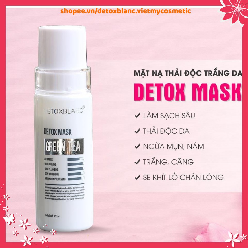 Măt na thải đôc detox blanc